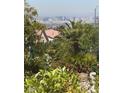 Beautiful city view over lush backyard landscaping from a luxurious home at 2256 Cordaville Dr, Henderson, NV 89044