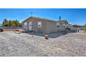 Expansive backyard area, perfect for outdoor activities and entertaining, with desert landscaping at 3611 W Horn Rd, Pahrump, NV 89048