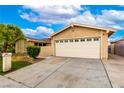 Lovely single-story home showing a large two-car garage and an inviting front yard at 3905 Cherokee Ave, Las Vegas, NV 89121