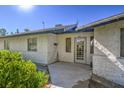 Exterior view features a well-lit front entrance and textured siding at 481 Jarvis Rd, Pahrump, NV 89060