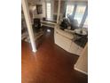 Open concept living area with hardwood floors and modern recessed lighting at 3920 Autumn St, Las Vegas, NV 89120