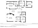 Detailed floorplan showcasing the layout of this 2,110 square foot home at 7404 Dry Corral Ln, Las Vegas, NV 89113