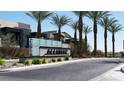 Welcoming Affinity community entrance sign amidst lush landscaping and well-maintained surroundings at 11257 Rainbow Peak Ave # 201, Las Vegas, NV 89135