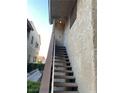 Exterior stairs leading to a unit entrance, showcasing the building's design at 4748 Obannon Dr # C, Las Vegas, NV 89102