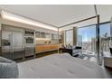 Contemporary condo with open layout featuring stainless steel appliances and city views at 3722 Las Vegas Blvd # 2204, Las Vegas, NV 89158