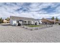 Large gravel backyard with ample space for outdoor activities at 681 Indian Wells Ct, Pahrump, NV 89060