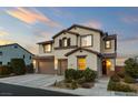 Attractive two-story home boasting a three-car garage and manicured landscaping at 7364 Marbury St, Las Vegas, NV 89166