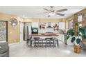 Modern kitchen with a large island, stainless steel appliances, and ample cabinet space at 11764 Golden Moments Ave, Las Vegas, NV 89138
