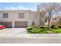 Two-story home with landscaped front yard and attached two-car garage at 502 Cosmic Star Pl, Henderson, NV 89052