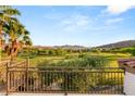Beautiful golf course views from the balcony, overlooking manicured greens at 21 Avenida Sorrento, Henderson, NV 89011