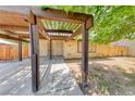 Inviting covered entryway leading to the front door of this charming home at 4100 Montebello Ave, Las Vegas, NV 89110