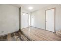 Inviting entryway featuring a coat closet and natural light at 4666 Plata Del Sol Dr, Las Vegas, NV 89121