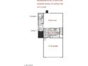 Representative floor plan featuring a 2-car garage, great room, dining area and 1/2 bath at 6416 Pronghorn Ridge Ave, Las Vegas, NV 89122