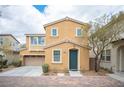 Charming two-story home with a well-maintained front yard and an attached two-car garage at 8368 Creek Canyon Ave, Las Vegas, NV 89113