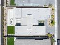 An aerial view shows the layout of the home, including a backyard patio, landscaping, and roofline at 787 Willits St, Las Vegas, NV 89138