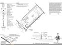 Schematic site plan illustrating the property layout with detailed landscape and drainage information at 244 Paraggi Bay Dr, Henderson, NV 89011