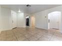 Spacious living area with neutral walls and tile floors at 1570 Jamielinn Ln # 104, Las Vegas, NV 89110
