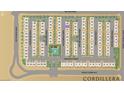 A detailed community map showcases available home sites and their strategic placement within the neighborhood at 664 Agate Bridge St, Las Vegas, NV 89138