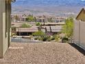 The community's backyard boasts mountain views at 2707 Chinaberry Hill St, Laughlin, NV 89029
