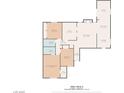 Layout showcasing 1,434 sq ft of living space, room dimensions, and fireplace at 5181 Morris St, Las Vegas, NV 89122