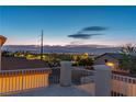 Scenic night view of city lights from the balcony, a perfect relaxation spot at 1136 Casady Hollow Ave, Henderson, NV 89012