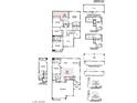 Detailed floor plan showcasing the layout, including a three-car garage and a spacious living area at 394 Arizona St # Lot 10, Boulder City, NV 89005