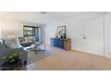 Comfortable living room with stylish furnishings and tile flooring at 3151 Soaring Gulls Dr # 1168, Las Vegas, NV 89128
