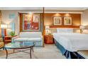 Relax in this sophisticated suite featuring plush furnishings, elegant decor, and a comfortable king-sized bed at 125 E Harmon Ave # 2907, Las Vegas, NV 89109