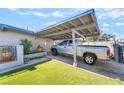 View of house carport with silver truck at 1708 Weeping Willow Ln, Las Vegas, NV 89104