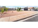 Single-story home featuring gravel landscaping for low maintenance and a clean, modern appearance at 508 Van Dornum Ave, Henderson, NV 89011