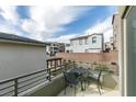 Relax on the private balcony with seating and enjoy the views of the community at 649 Tranquil Jade St, Las Vegas, NV 89138