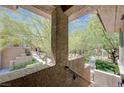 Balcony overlooking the community courtyard at 701 Peachy Canyon Cir # 201, Las Vegas, NV 89144