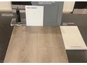 A bathroom material sample palette shows cabinet, countertop, floor, and paint color options at 143 Silver Run Ln, Las Vegas, NV 89138