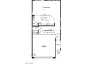Detailed first floor plan showcasing the layout of the garage, kitchen, great room, and pantry at 143 Silver Run Ln, Las Vegas, NV 89138