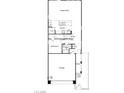 Detailed floor plan showcasing the layout of the first floor at 155 Silver Run Ln, Las Vegas, NV 89138