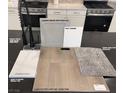 Kitchen showcasing cabinet color, backsplash, and hardware selections at 155 Silver Run Ln, Las Vegas, NV 89138