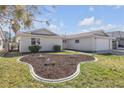Well-kept single-story home featuring attractive landscaping and a cozy front yard at 1616 Yellow Rose St, Las Vegas, NV 89108