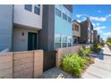 Contemporary townhome with a private front patio and modern design at 4294 Eagle Summit Ave, Las Vegas, NV 89141