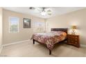 Bright bedroom with ample natural light and a cozy, inviting feel at 11135 Abbeyfield Rose Dr, Henderson, NV 89052
