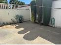 Private patio with concrete flooring, offering an ideal outdoor living space at 171 Greenbriar Townhouse Way, Las Vegas, NV 89121