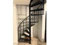 Unique black spiral staircase design at 520 Elm Dr # 202, Las Vegas, NV 89169