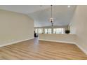 Spacious living room with hardwood floors, high ceilings, and abundant natural light at 9800 Rosamond Dr, Las Vegas, NV 89134
