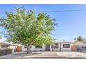Charming single-story home with a mature shade tree in front at 333 Rossmoyne Ave, North Las Vegas, NV 89030