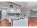 Stylish kitchen with granite countertops, mosaic backsplash, and stainless steel appliances at 3633 Fox Heather Dr, Las Vegas, NV 89129