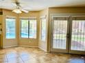 Inviting breakfast nook with backyard access to private pool at , Las Vegas, NV 89117