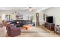 Bright and airy living room featuring a comfortable seating area and stylish decor at 2720 Mickey Mantle Ct, Las Vegas, NV 89108