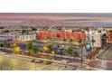 Expansive city view featuring commercial buildings, palm trees, and distant mountains at 150 N Las Vegas Blvd # 804, Las Vegas, NV 89101