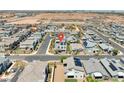 An aerial view shows the home's location in a modern, planned community at 4246 W Landberg Ave, Las Vegas, NV 89141