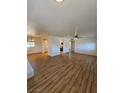 Spacious living room showcasing modern wood flooring and ample natural light at 131 Copper St, Henderson, NV 89015