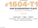 Listing details for 1604-T1 One Queensridge Place with 6,404 sqft, 4 beds, 6 baths at 9101 Alta Dr # 1604, Las Vegas, NV 89145